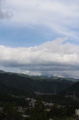 弘法山、展望台より。