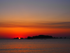 島の日の出