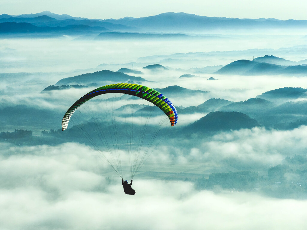 雲海遊泳