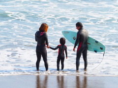サーファー家族