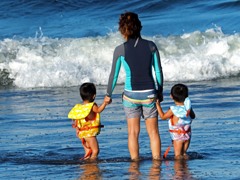 初めての海