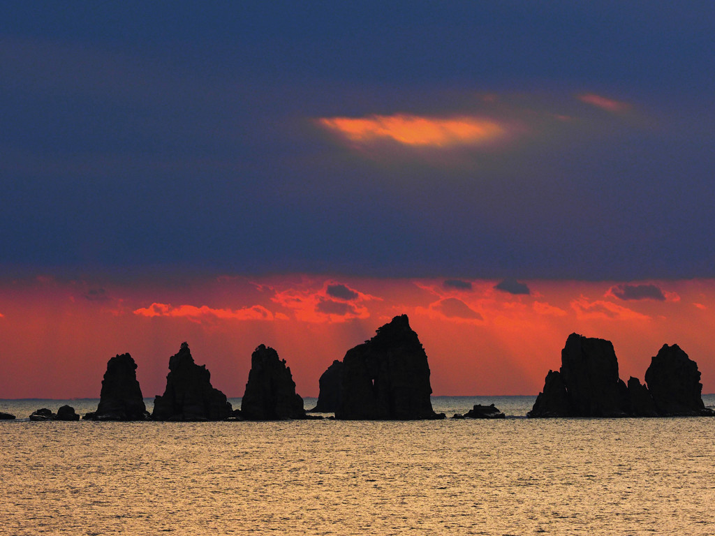 島の朝