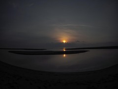 河口の朝