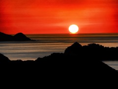 夕日