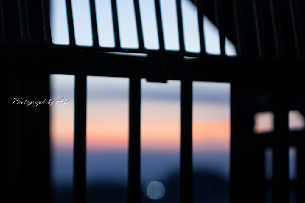 囚われの夕陽
