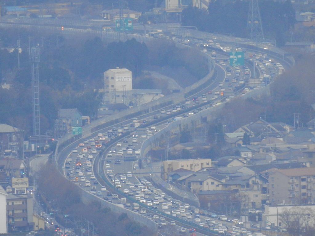 2019年正月2日の東名
