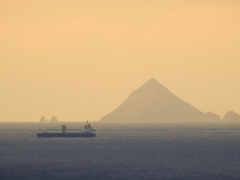 利島の朝