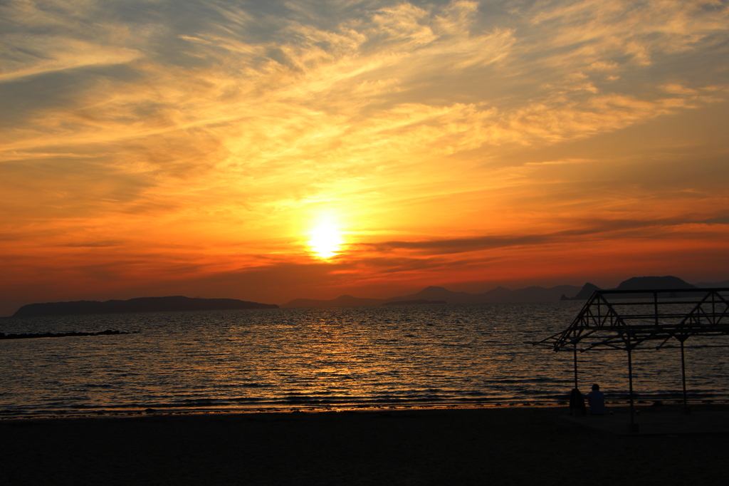 夕日　２