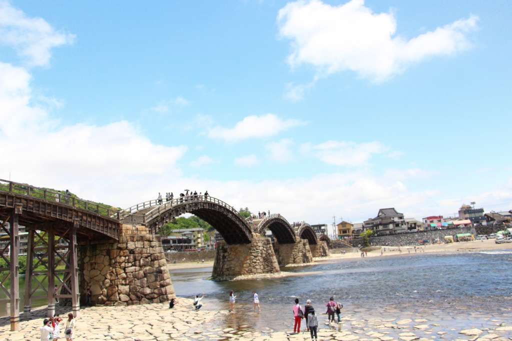 山口にて　錦帯橋