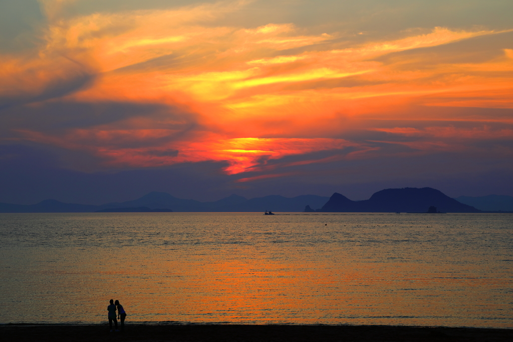 佐世保にて　夕景