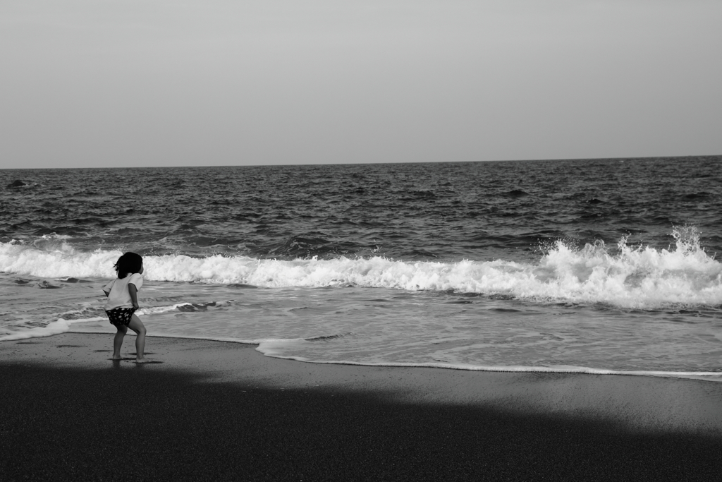 桂浜にて