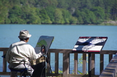 湖畔の画家