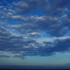 青空に続く雲