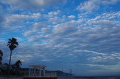 青と白