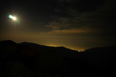 夜景　北岳山荘付近より