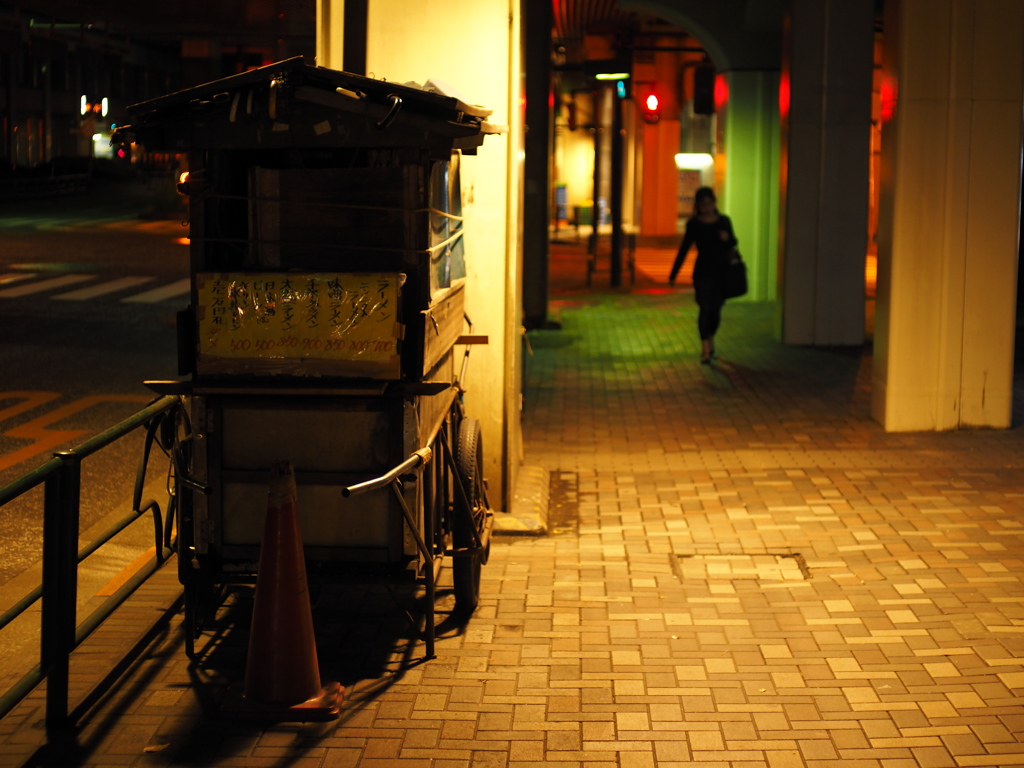 夜間駐車