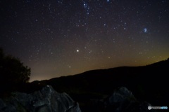 秋吉台カルスト台地と星景①