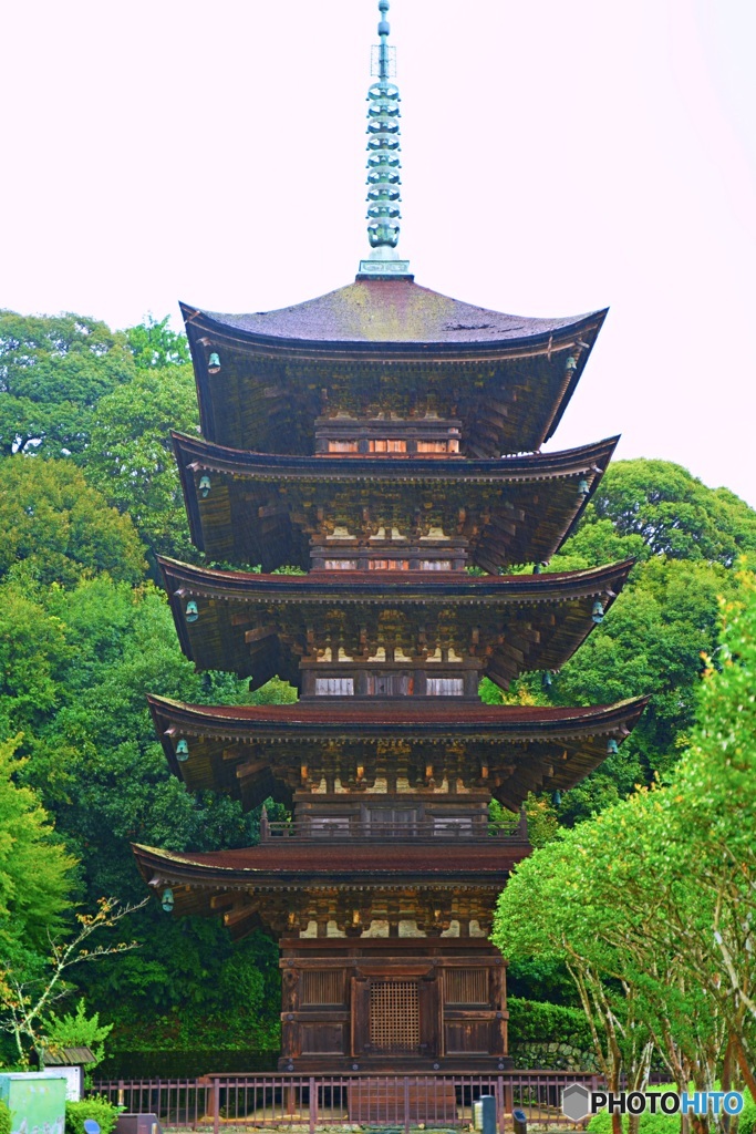 瑠璃光寺五重塔