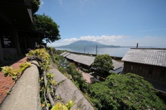 仙巌園から見た桜島