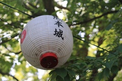 熊本城にて