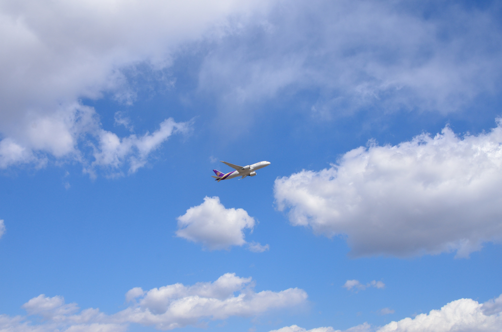 大空を行く