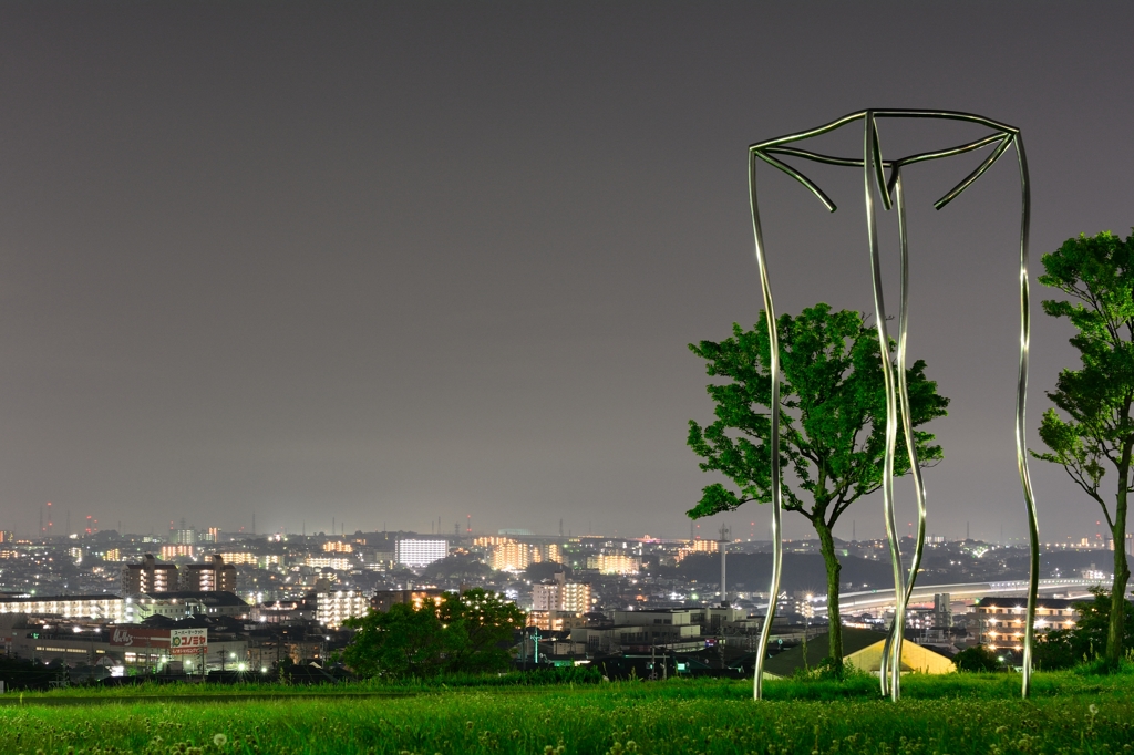 滝ノ水公園夜景