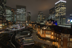 東京駅 from KITTE 空中庭園