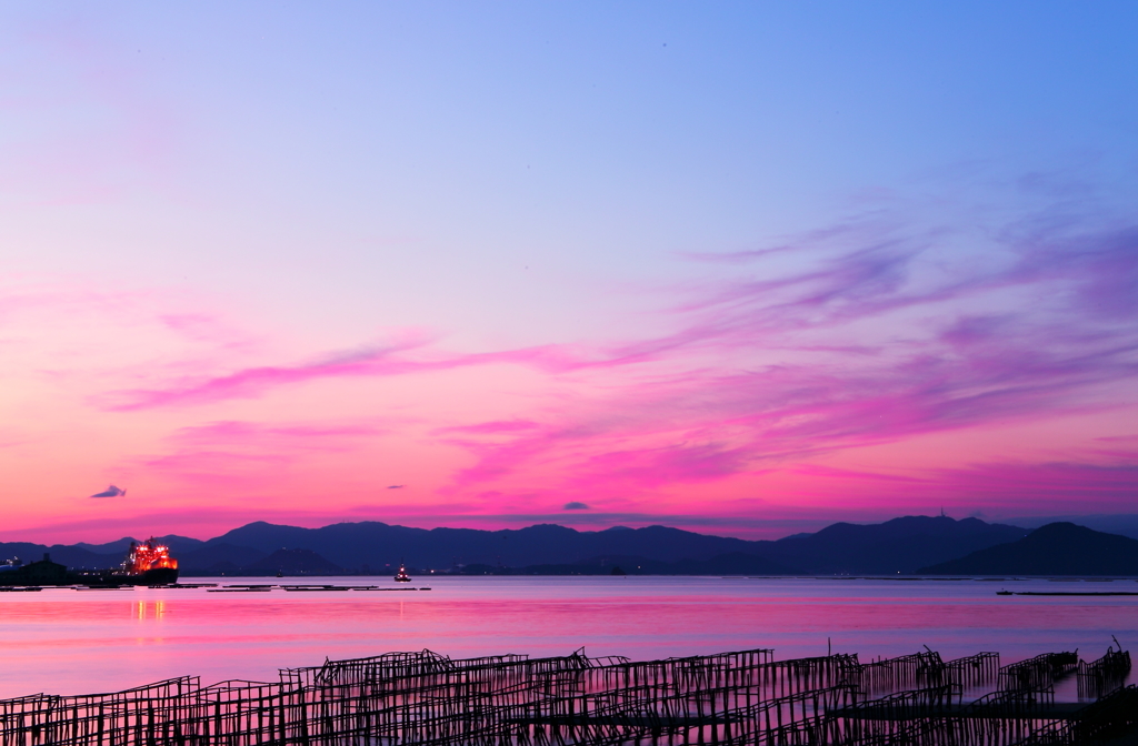 空と海が染まる時