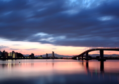 Morning in Hatsukaichi Bridge
