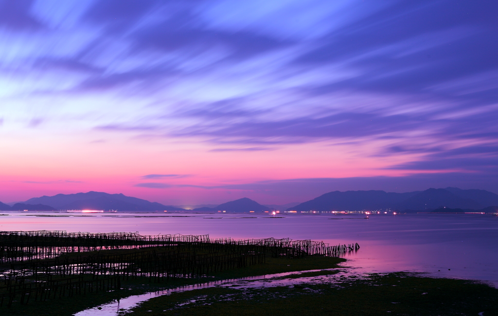 雲を流して