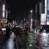 雨上がりの電停にて