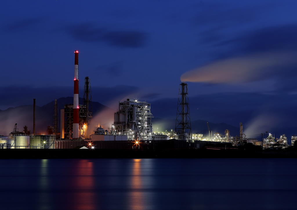 寒くてもコンビナートを撮る☆