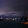厚い雲も似合うMarinaの朝