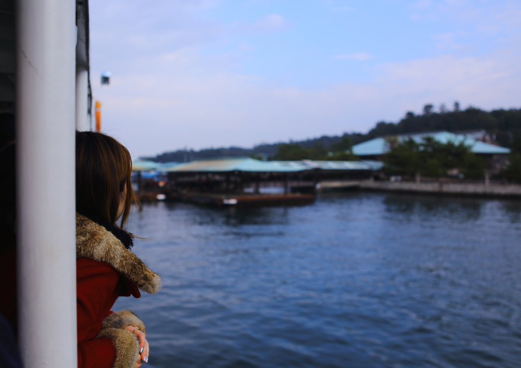 着いた! 宮島♡