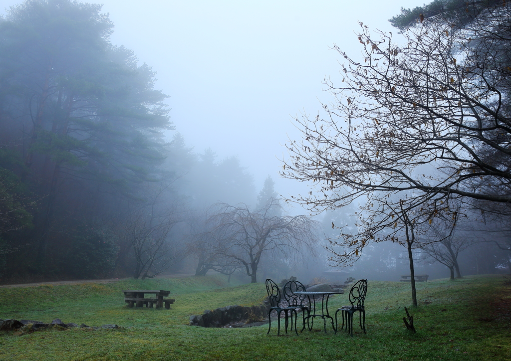 霧の中の無人会談