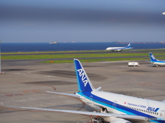 東京湾の南国BLUE〜羽田空港第二ターミナル〜