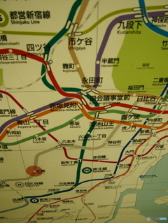 東京メトロの路線図