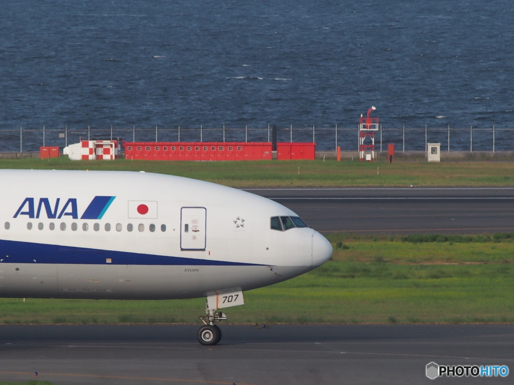 羽田空港第二ターミナル展望デッキから