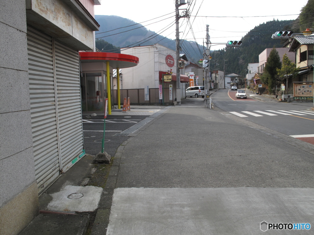 奥多摩の街並み