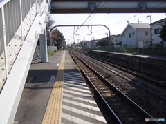金子駅にて