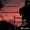 月曜日の夕焼け
