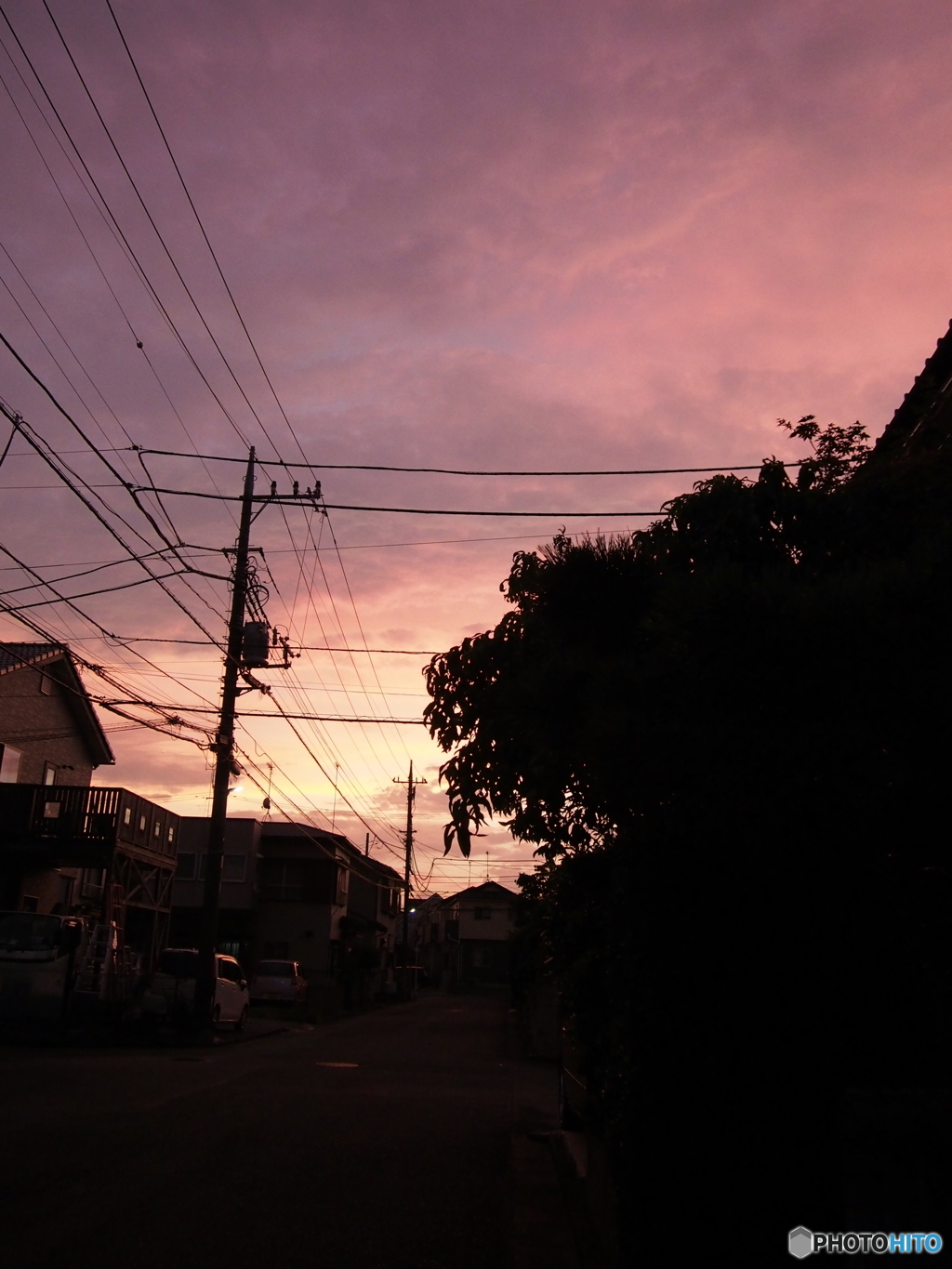 月曜日の夕焼け