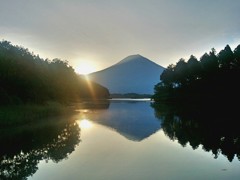 田貫湖の日の出