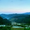 四谷千枚田の朝