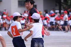 徒競走は2位