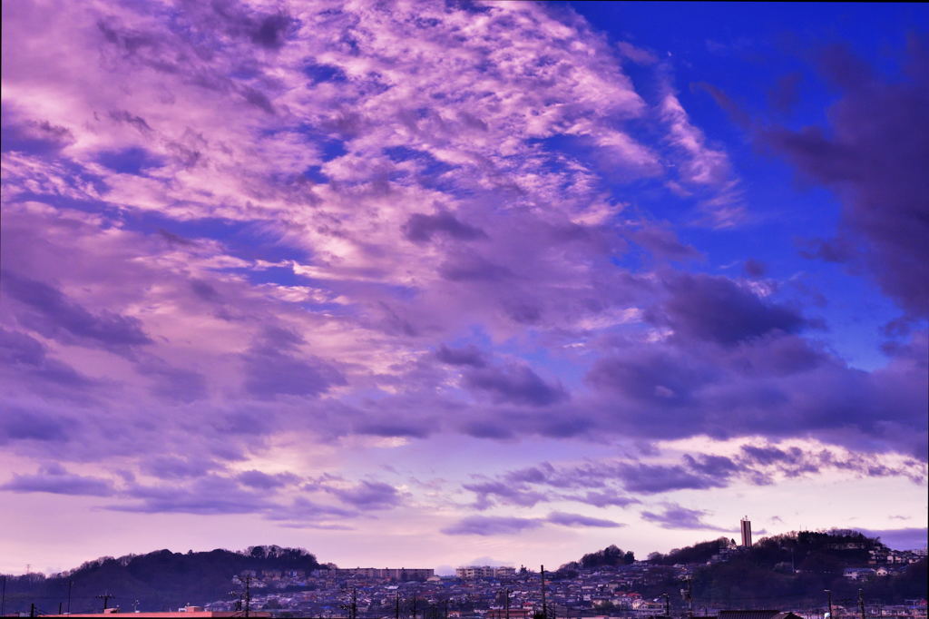 今朝の空