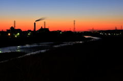 夜明け前の風景2