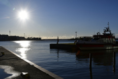 ヘルシンキ湾の朝