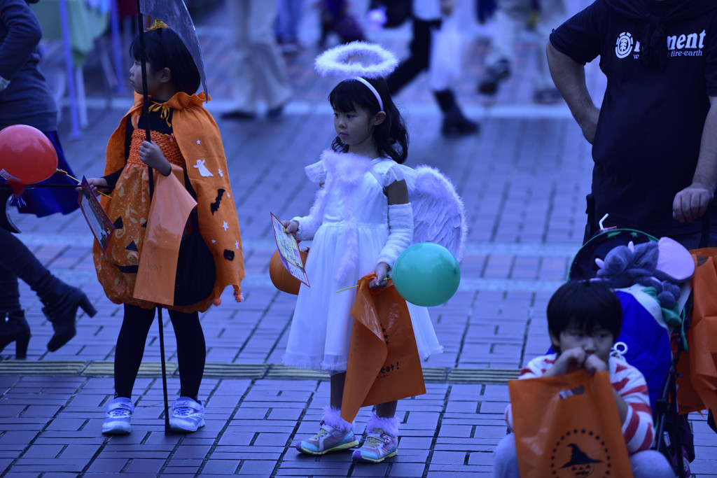 子どもたちのハロウィン (1)