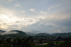 渡月橋と小倉山